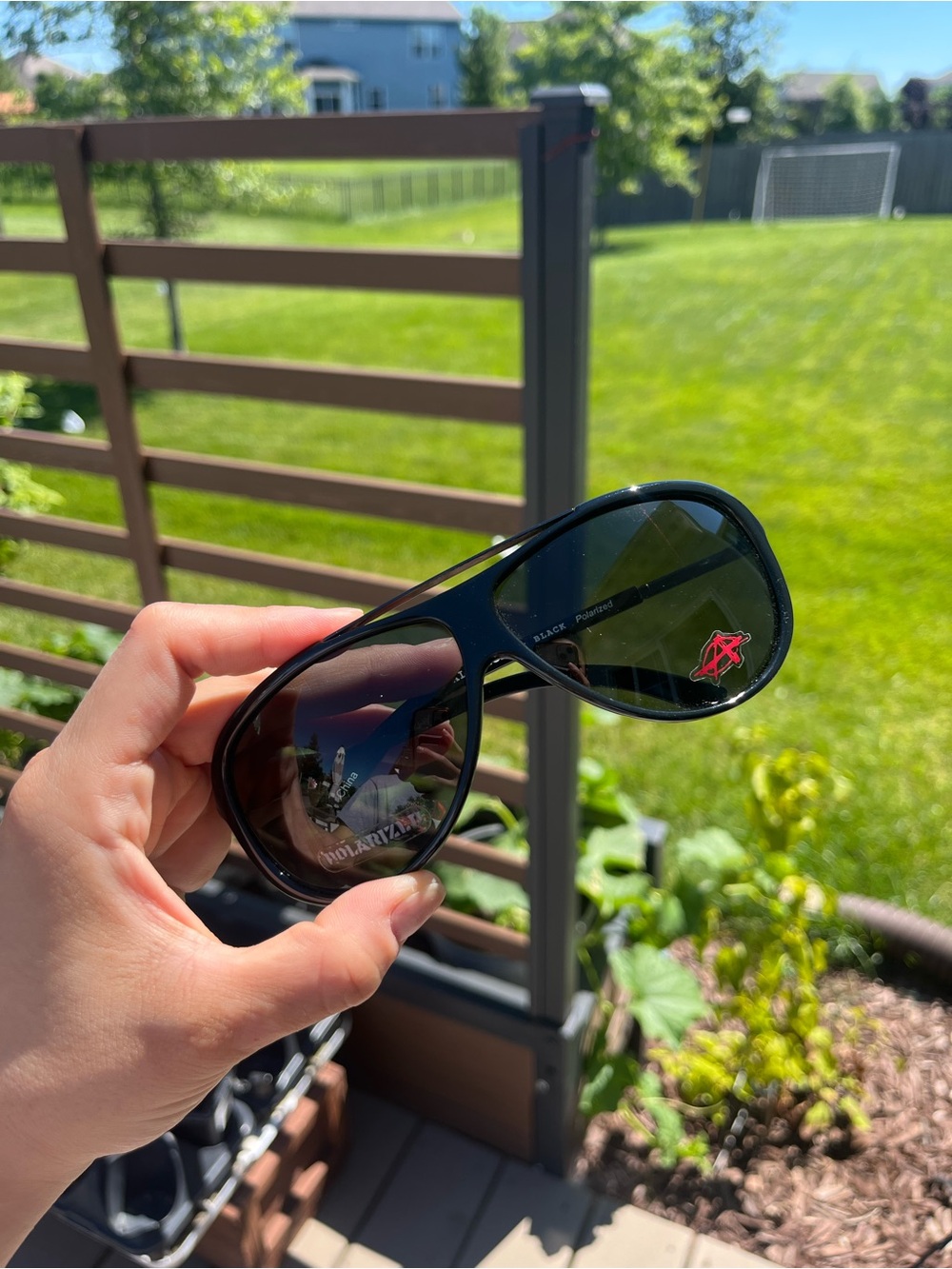 Anarchy altercate polarized black sunglasses